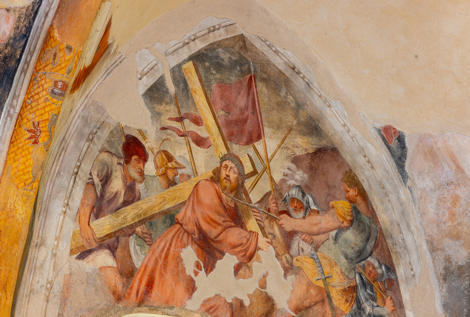 Affresco nella Chiesa di Santa Croce