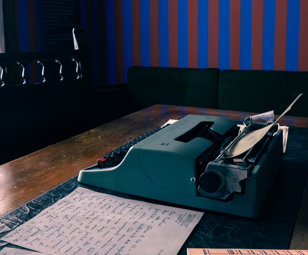 The famous "small table" of Casarsa, the testing ground of inexhaustible writing.
